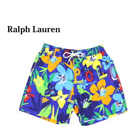 ポロ ラルフローレン メンズ アロハロゴプリント スイムショーツ （水着）POLO Ralph Lauren Men's Aloha Logo Print Swim Shorts US