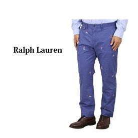 ポロ ラルフローレン メンズ ストレートフィット ノータック マルチ刺繍 チノパンツ 売れ筋 Polo Ralph Lauren Men's "STRETCH STRAIGHT FIT" Plain Front Chino Pant US