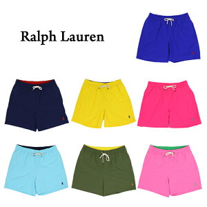 �|�� �����t���[���� �����Y ���n �|�j�[�h�J �X�g���b�` �X�C���V���[�c �i�����jPOLO Ralph Lauren Men's Pony Stretch Swim Shorts US