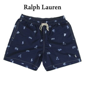 ポロ ラルフローレン マルチプリント スイムショーツ （水着）POLO Ralph Lauren Men's Swim Shorts US