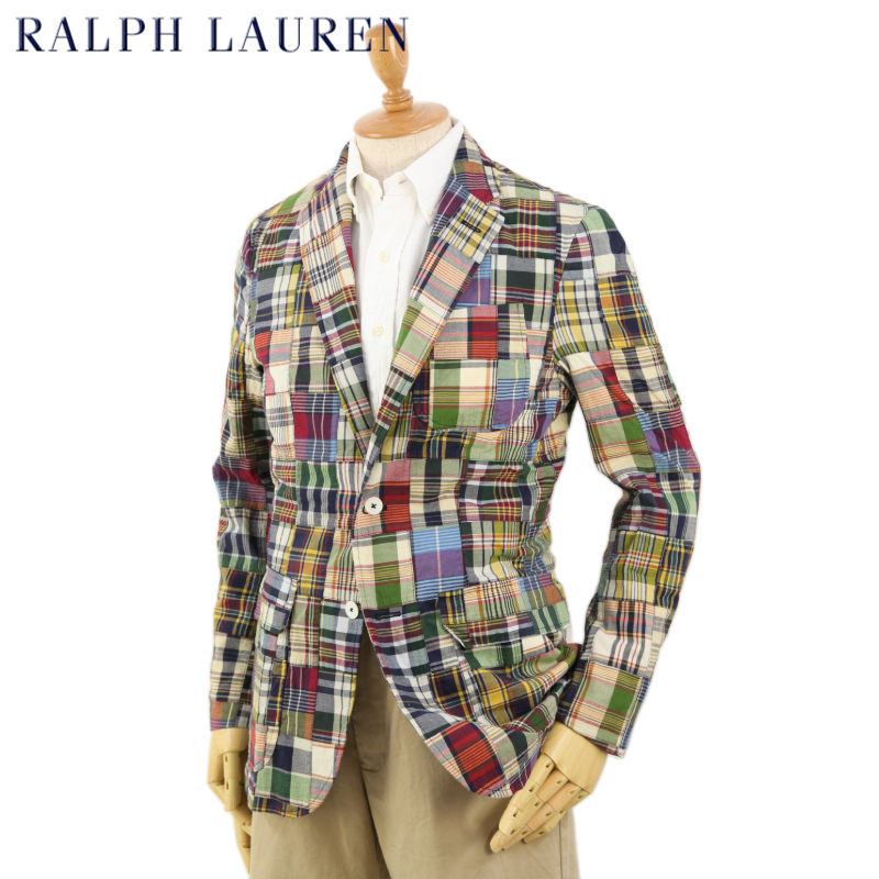 楽天市場】POLO by Ralph Lauren Men's Patchwork Jacket USポロ 