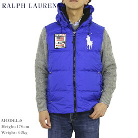POLO Ralph Lauren Men's Big Pony Down Vest USポロ ラルフローレン メンズ フード付 ダウンベスト SALE