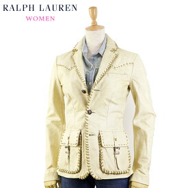 (WOMEN) Ralph Lauren Women's Leather Jacket 女性用 ラルフローレン レザージャケット