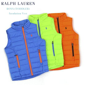 (TODDLER) BOYS(2-7) POLO by Ralph Lauren Insulation Vest USラルフローレン 子供用の化繊インサレーションベスト (UPS)