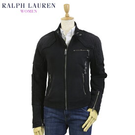 (WOMEN) Ralph Lauren Women's Fleece Cafe Racer Jacket 女性用 ラルフローレン スウェット ライダースジャケット カフェレーサージャケット