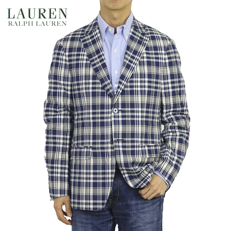 楽天市場】LAUREN Ralph Lauren Men's Cotton Madras Jacket US
