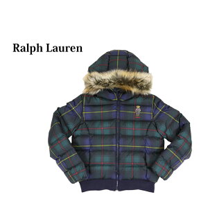 | t[ K[Y |xA[ hJ ^[^`FbN vg t@[t _EWPbg POLO Ralph Lauren Girls Polo Bear Tartan Down Jacket US