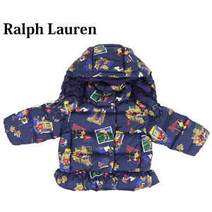 | t[ (c) xCr[TCY K[Y |xA[ }`vg _EWPbg p[J (3M-24M) POLO Ralph Lauren Baby Multi Polo Bear Down Jacket US