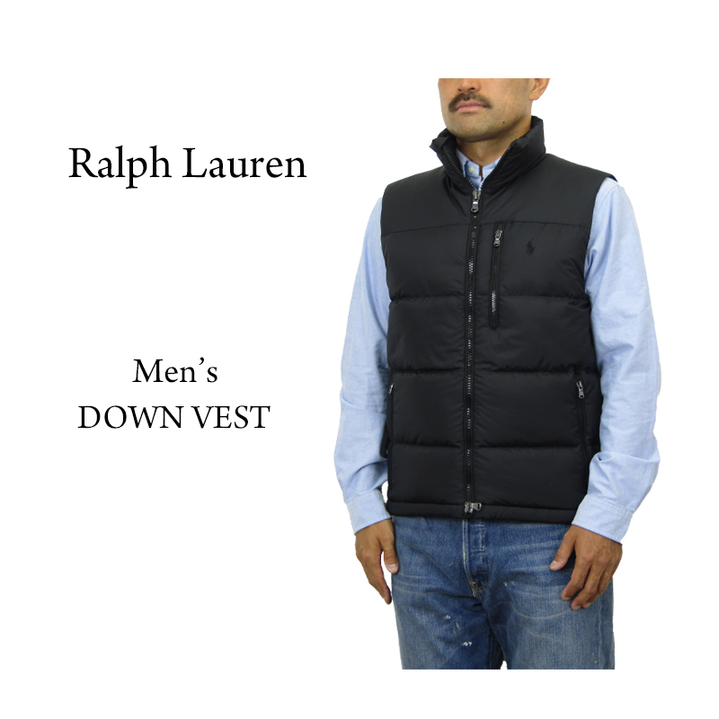 ポロ ラルフローレン ダブルジップ ダウンベスト POLO by Ralph Lauren Men´s Down Vest US