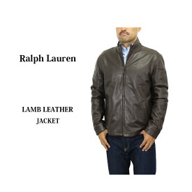 ポロ ラルフローレン メンズ ラムレザー ライダース ジャケット ブルゾン POLO Ralph Lauren Men's Lamb Leather Racer Jacket US