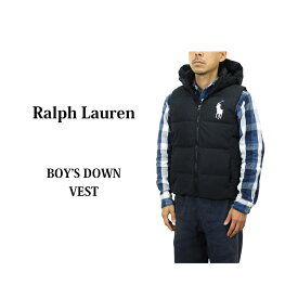 ポロ ラルフローレン ボーイズサイズのビッグポニーダウンベストPOLO Ralph Lauren Boy's Big Pony Down Vest US