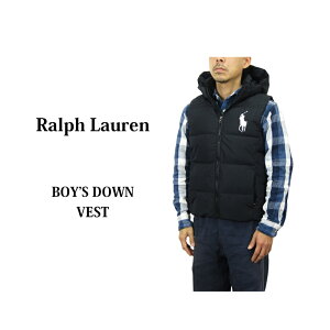 �|�� �����t���[���� �{�[�C�Y�T�C�Y�̃r�b�O�|�j�[�_�E���x�X�gPOLO Ralph Lauren Boy's Big Pony Down Vest US