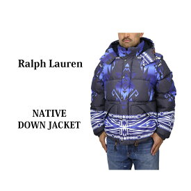 ポロ ラルフローレン メンズ 2WAY ネイティブ ダウンジャケット パーカー ダウンベスト POLO Ralph Lauren Men's 2WAY Native Down Hooded Jacket Vest US