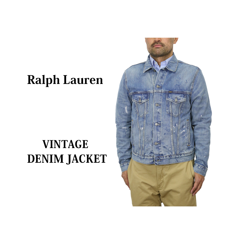 RALPH LAUREN damaged jeans ジャケット-