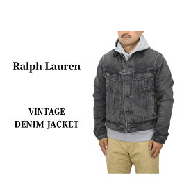 ポロ ラルフローレン メンズ ビンテージ加工 デニムジャケット POLO Ralph Lauren Men's Faded Denim Rider Jacket US