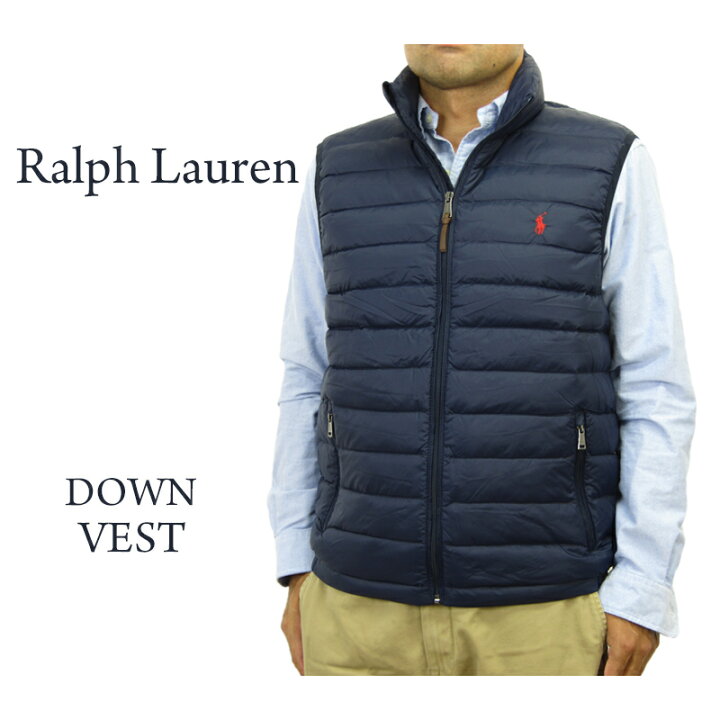 楽天市場】ポロ ラルフローレン メンズ パッカブル ダウンベスト POLO  