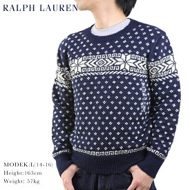 (SCHOOL) Ralph Lauren Boy's Nordic Crew Sweater ラルフローレン ボーイズ クルーネックセーター