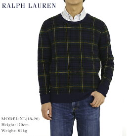 Ralph Lauren Boy's Wool Tartan Crew Sweater ラルフローレン ボーイズ タータンチェック クルーネック ウールセーター