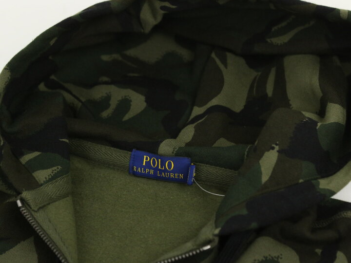 M POLO SPORT ポロ スポーツ 迷彩 カモフラ メッシュパーカー ラルフ  