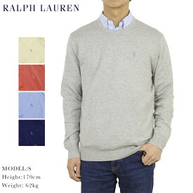 ポロ ラルフローレン メンズ コットン/カシミア クルーネックセーターPOLO Ralph Lauren Men's Cotton/Cashmere Crew Sweater US