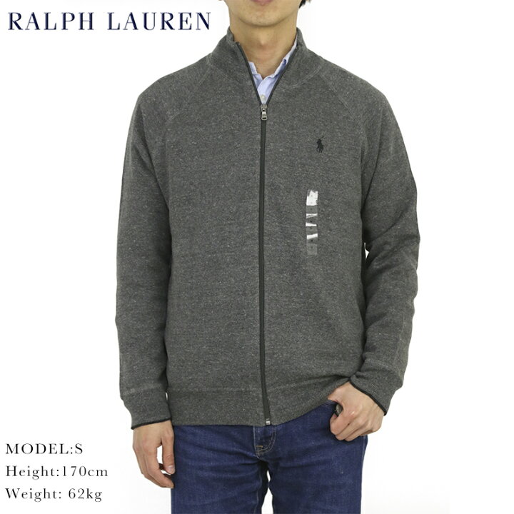ポロ ラルフローレン コットンのフルジップセーター ジャケット POLO Ralph Lauren Men's Cotton Knit  Full-Zip Sweater US donuts （ドーナッツ）