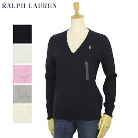 ポロ ラルフローレン レディース Vネック ピーマコットン セーター ニット POLO Ralph Lauren Women's Pima Cotton V-Neck Sweater US