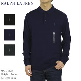ポロ ラルフローレン メンズ ウォッシャブル メリノウール 長袖ニットポロシャツ Polo Ralph Lauren Men's "WASHABLE MERINO WOOL" LS Knit Polo Shirt US