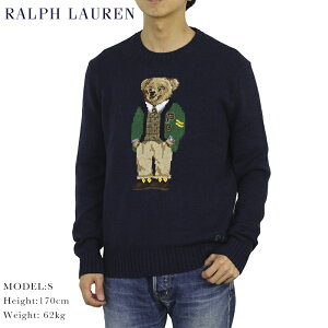 | t[ Y |xA[ N[lbN Z[^[ J[fBK xA POLO Ralph Lauren Men's "POLO BEAR" Cotton Linen Crew Sweater US