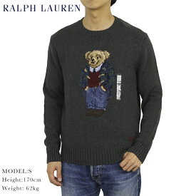 ポロ ラルフローレン ポロベアー クルーネックセーター ダッフルコート ベア POLO Ralph Lauren Men's "POLO BEAR" Cotton Crew Sweater US