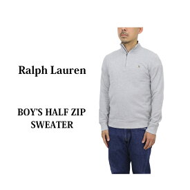 ポロ ラルフローレン ボーイズ 鹿の子 ハーフジップ セーター POLO Ralph Lauren Boy's Cotton 1/2 Zip Mesh Sweater