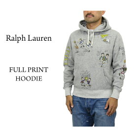 ポロ ラルフローレン マルチプリント ビンテージ プルオーバー スウェット パーカー POLO Ralph Lauren Men's Fleece Pullover Parka US