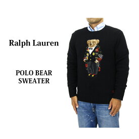 ポロ ラルフローレン メンズ ポロベアー クルーネック セーター チェックダッフルコートベアー POLO Ralph Lauren Men's "POLO BEAR" Wool Crew Sweater US