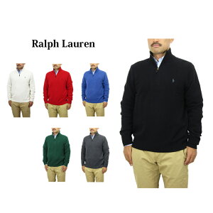 | t[ Y E[/JV~A n[tWbv Z[^[ POLO Ralph Lauren Men's Wool/Cashmere Half-Zip Sweater