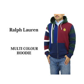 ポロ ラルフローレン メンズ パネル切替 エンブレム刺繍 ジップアップ スウェット パーカー POLO Ralph Lauren Men's Panelled Pony Zip Parka US