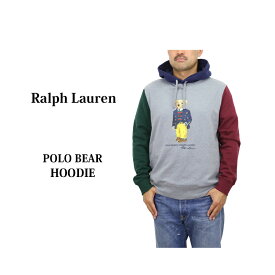 ポロ ラルフローレン メンズ パネル切替 ポロベアープリント プルオーバー スウェット パーカー POLO Ralph Lauren Men's Panelled POLO BEAR Pullover Parka US (UPS)