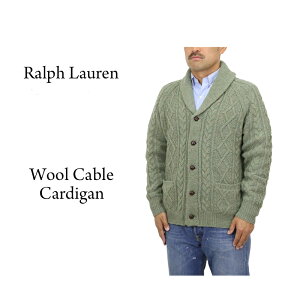 | t[ Y E[/JV~A P[ujbg V[J[ J[fBK POLO Ralph Lauren Men's Wool/Cashmere Shawl Collar Cable Cardigan US