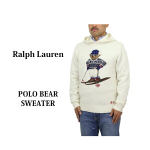 | t[ Y E[/ApJ |xA[ t[ht Z[^[ POLO Ralph Lauren Men's "POLO BEAR" WOOL/ALPACA Hooded Sweater US