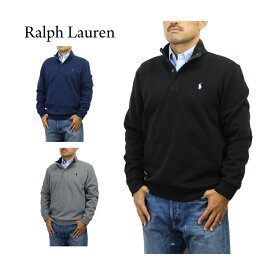 ポロ ラルフローレン メンズ ハーフボタン プルオーバー 無地 スウェットジャージ POLO Ralph Lauren Men's 1/2 Button Pullover Jersey US