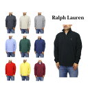 ポロ ラルフローレン メンズ ハーフジップ プルオーバー 無地 スウェット メタルプル POLO Ralph Lauren Men's French-Rib 1/2 Zip Pullover Sweatshirt Metal Pull US