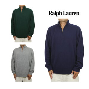 �|�� �����t���[���� �����Y �E�[�� �n�[�t�W�b�v �Z�[�^�[ (NO PONY) POLO Ralph Lauren Men's Wool Half-Zip Sweater US