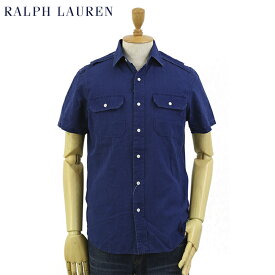 Ralph Lauren "Indigo" S/S Safari Shirts US ポロ ラルフローレン インディゴ サファリシャツ 半袖シャツ スタンダードフィット