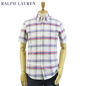 Ralph Lauren S/S "SLIM FIT" Oxford Plaid S/S B.D.Shirts US ポロ ラルフローレン スリムフィット オックスフォード ボタンダウン チェック 半袖シャツ