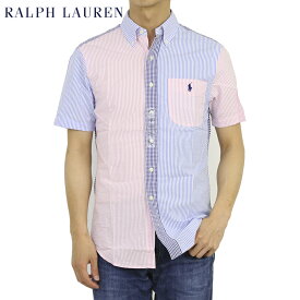 ポロ ラルフローレン シアサッカー ボタンダウン 半袖シャツ ストライプ スリムフィット POLO Ralph Lauren S/S Seersucker "SLIM FIT SEERSUCKER" B.D.Shirt