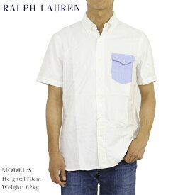 ポロ ラルフローレン オックスフォード ボタンダウン 半袖シャツ　ポケット付き POLO Ralph Lauren OXFORD S/S B.D. Shirts US
