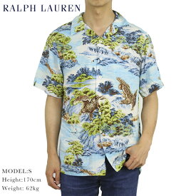 ポロ ラルフローレン メンズ ビンテージ風 半袖 アロハシャツ Polo Ralph Lauren Men's Viscose Vintage Aloha Shirts US