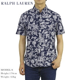 ポロ ラルフローレン スリムフィット 半袖 オックスフォード アロハシャツ Polo Ralph Lauren "SLIM FIT" Aloha Shirts US