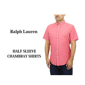 ポロ ラルフローレン メンズ スリムフィット ビンテージ シャンブレー ボタンダウン 半袖シャツ 無地 POLO Ralph Lauren "SLIM FIT" CHAMBRAY S/S B.D. Shirts US