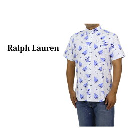 ポロ ラルフローレン メンズ クラシックフィット 総柄 ポロベアー ボタンダウン オックスフォード 半袖シャツ POLO Ralph Lauren Men's CLASSIC FIT Polo Bear Multi Print S/S B.D. OXFORD Shirts US