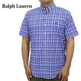 ポロ ラルフローレン メンズ クラシックフィット パフォーマンス チェック ボタンダウン 半袖シャツ POLO Ralph Lauren Men's "CLASSIC FIT" "PERFORMANCE" Check S/S B.D. Shirts US