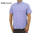 ポロ ラルフローレン メンズ クラシックフィット ギンガムチェック ボタンダウン オックスフォード 半袖シャツ POLO Ralph Lauren Men's "CLASSIC FIT" "RL UNTUCKED FIT" Gingham S/S B.D. OXFORD Shirts US